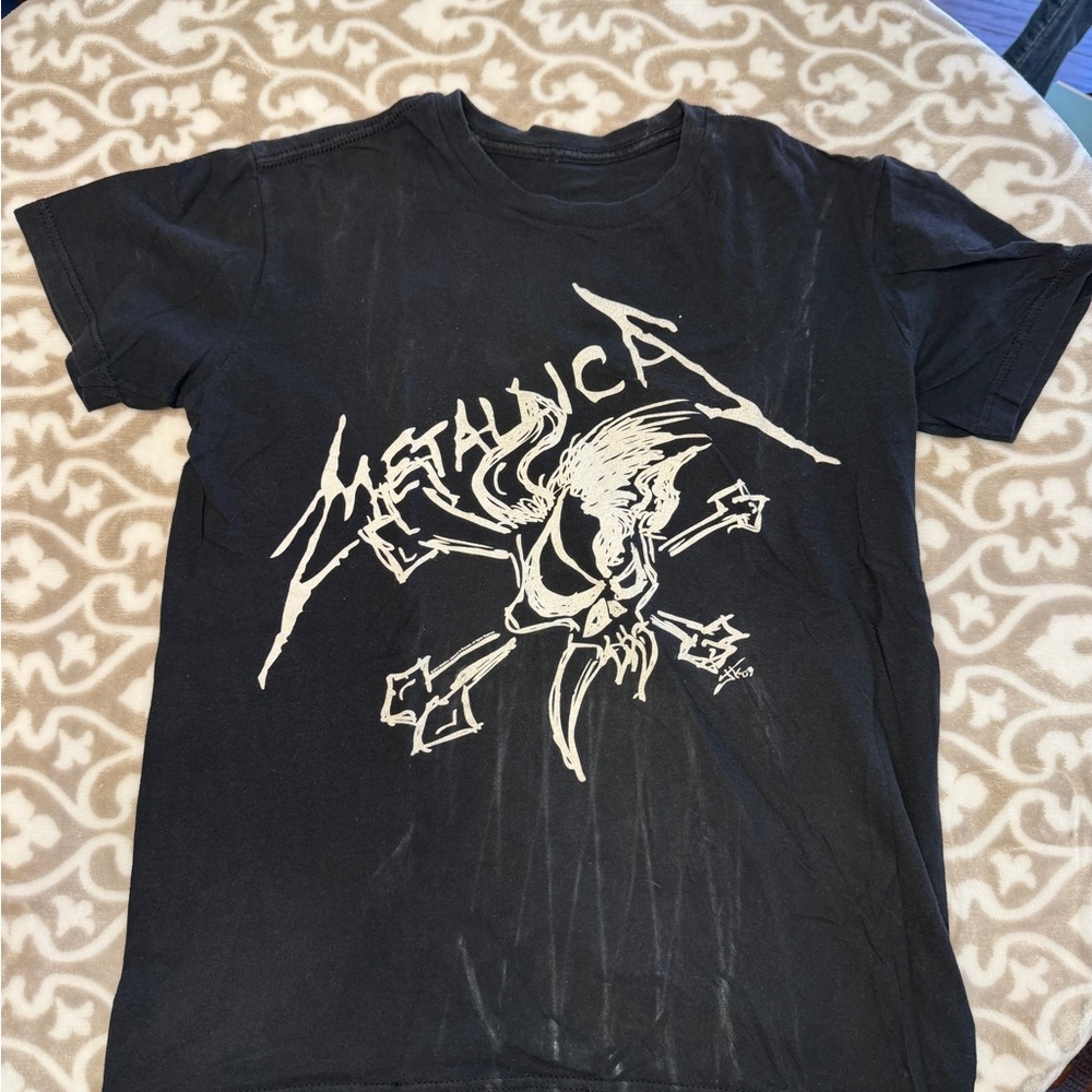 Metallica 2014 Licensed Graphic Band T-Shirt Black